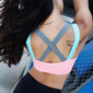 Shockproof Cross Back Push Up Workout Bra